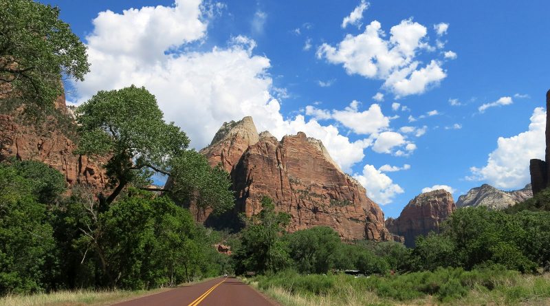 Encima del mundo, sobre el Valle de Zion